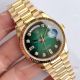 (EWF )Swiss Replica Rolex Day Date Gold President Green Dial Watch 3255 Movement (2)_th.jpg